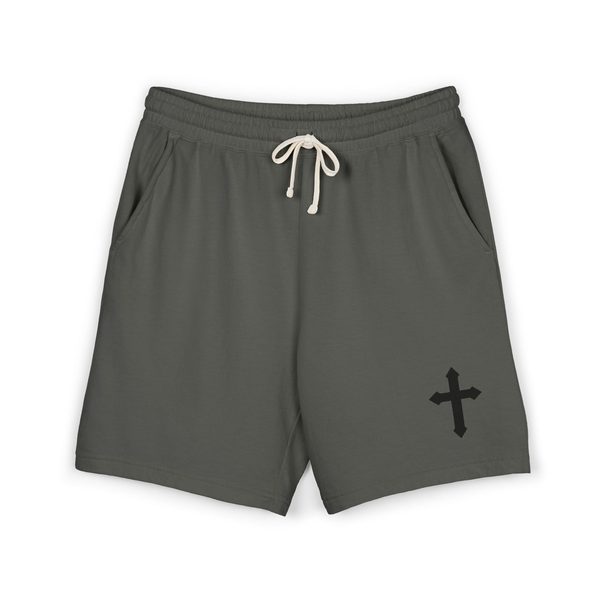 HAVOC, Lightweight Garment-Dyed Fleece Sweat Shorts — Casual Everyday Lounge Shorts